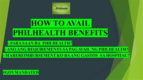 requirements pag manganganak using philhealth.